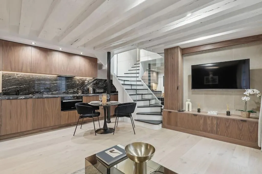 Apartmán Duplex Quartier Du Louvre 75002 Paříž